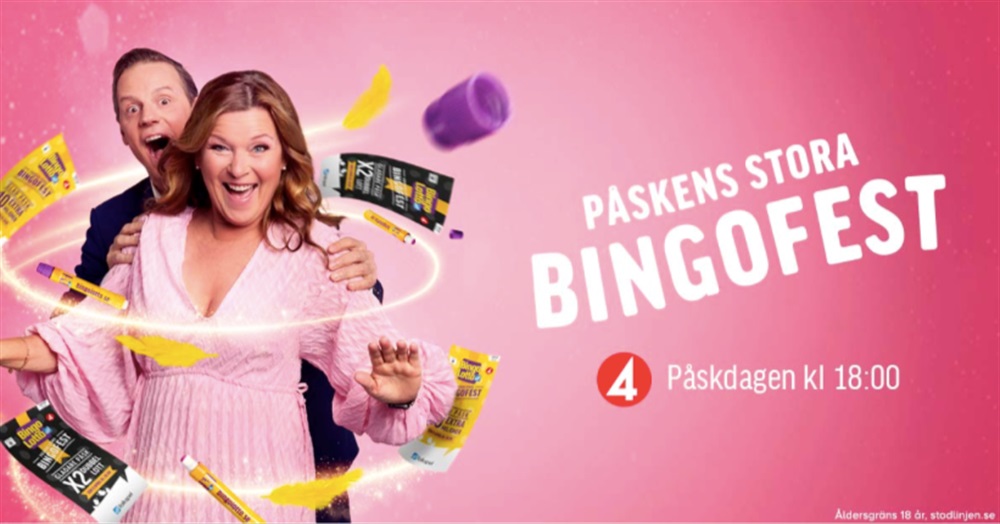 Spela För VIF På Påskdagen: Här Fixar Du Dina Bingolotter Till TV 4 ...